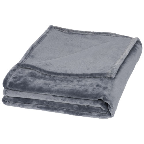 Mollis Oversized Ultra Plush Plaid Blanket - Grey