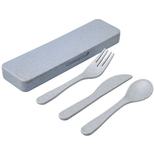 Bamberg Bamboo Fibre Cutlery Set - Grey