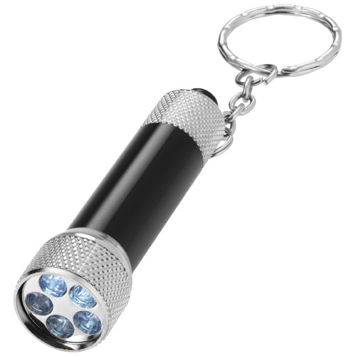 Draco Led Keychain Light - Black, Silver