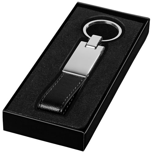 Corsa Strap Keychain - Black, Silver