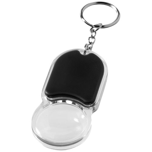 Zoomy Magnifier Keychain Light - Black