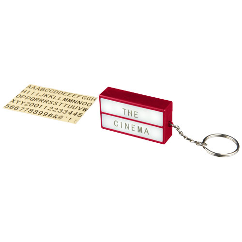 Cinema Led Keychain Light - Red