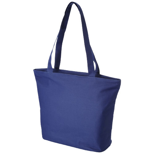 Panama Zippered Tote Bag - Royal Blue