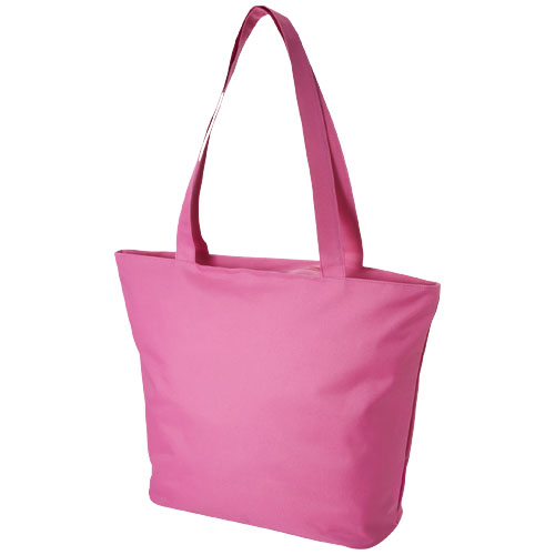 Panama Zippered Tote Bag - Magenta