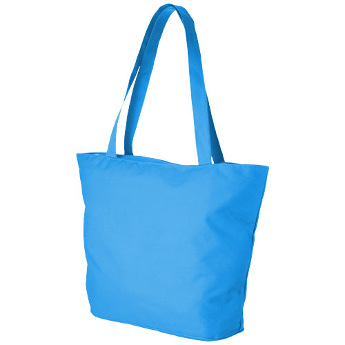 Panama Zippered Tote Bag - Process Blue