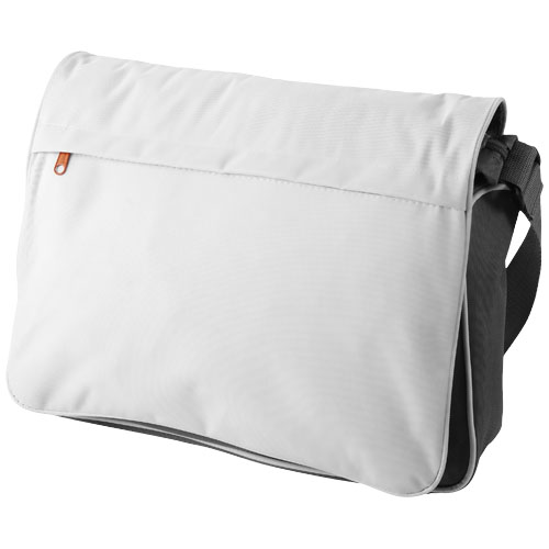 Vermont Messenger Bag - White, Grey