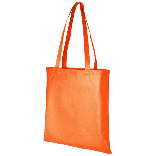 Zeus Large Non-Woven Convention Tote Bag - Orange