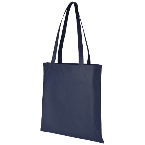 Zeus Large Non-Woven Convention Tote Bag - Navy