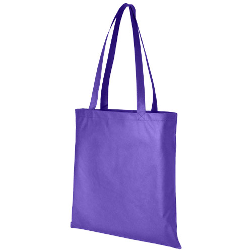 Zeus Large Non-Woven Convention Tote Bag - Purple