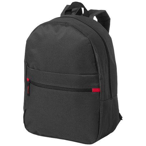 Vancouver Dual Front Pocket Backpack - Black