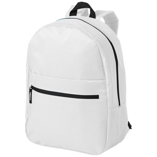 Vancouver Dual Front Pocket Backpack - White