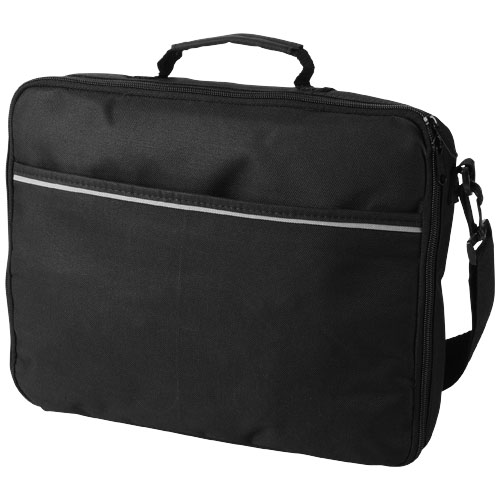 Kansas 15.4" Laptop Briefcase - Black
