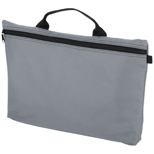 Orlando Zippered Conference Bag With Pen Loop - Grey
