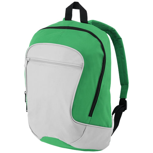 Laguna Zippered Front Pocket Backpack - Green
