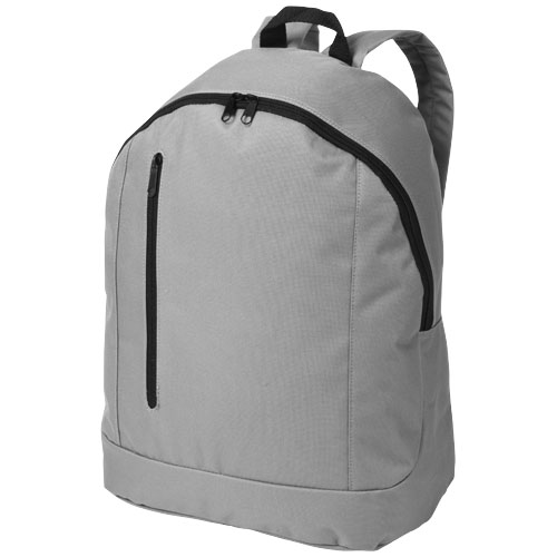 Boulder Vertical Zipper Backpack - Grey
