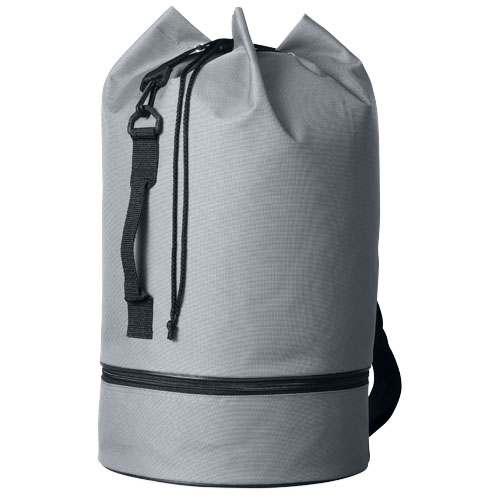 Idaho Sailor Zippered Bottom Duffel Bag - Grey