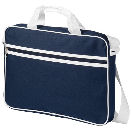 Knoxville 15.6" Laptop Conference Bag - Navy, White
