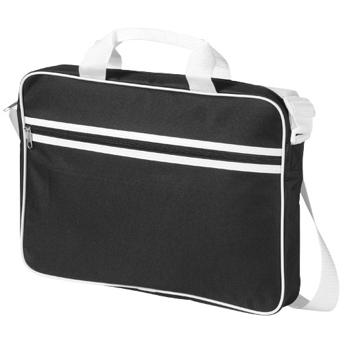 Knoxville 15.6" Laptop Conference Bag - Black, White