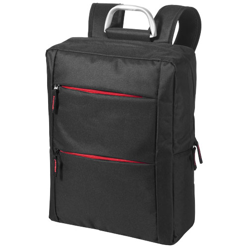 Boston 15.6" Laptop Backpack - Black, Red