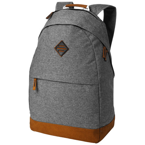Echo 15.6" Laptop And Tablet Backpack - Grey Melange