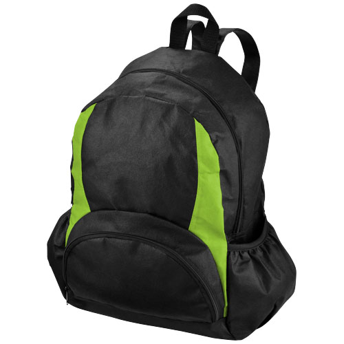 Bamm-Bamm Non-Woven Backpack - Black, Apple Green