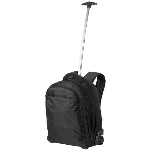 Lyns 17" Laptop Trolley Backpack - Black