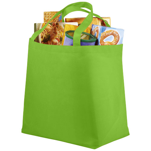 Maryville Non-Woven Shopping Tote Bag - Lime Green