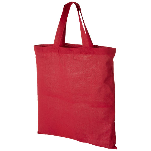Virginia 100 G/M² Cotton Tote Bag Short Handles - Red