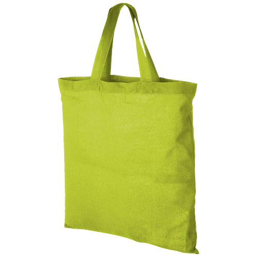Virginia 100 G/M² Cotton Tote Bag Short Handles - Apple Green