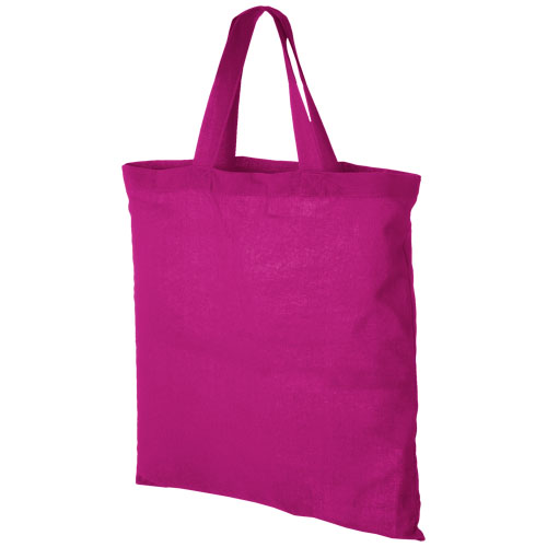 Virginia 100 G/M² Cotton Tote Bag Short Handles - Magenta