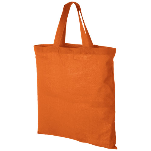 Virginia 100 G/M² Cotton Tote Bag Short Handles - Orange