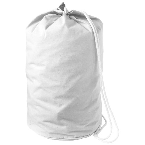Missouri Cotton Sailor Duffel Bag - White
