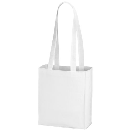 Mini Elm Non-Woven Tote Bag - White