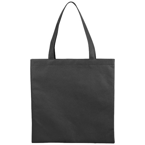 Zeus Small Non-Woven Convention Tote Bag - Black