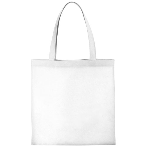 Zeus Small Non-Woven Convention Tote Bag - White