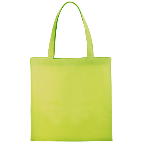 Zeus Small Non-Woven Convention Tote Bag - Lime Green