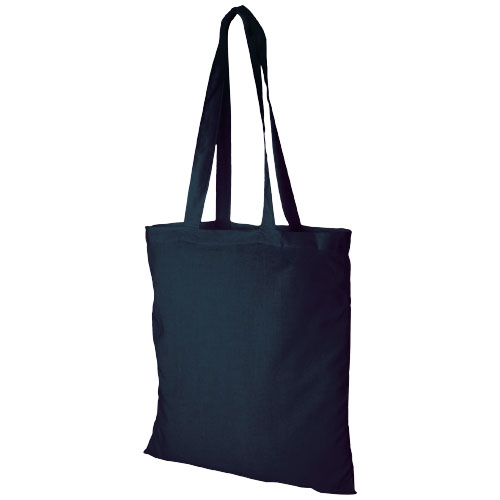 Madras 140 G/M² Cotton Tote Bag - Navy