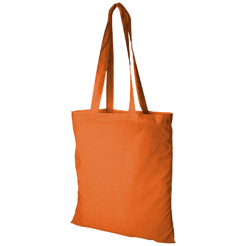 Madras 140 G/M² Cotton Tote Bag - Orange