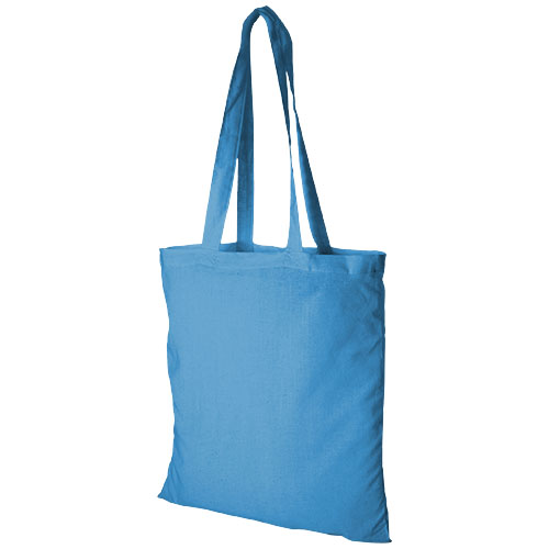 Madras 140 G/M² Cotton Tote Bag - Process Blue