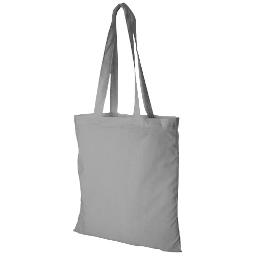 Madras 140 G/M² Cotton Tote Bag - Grey