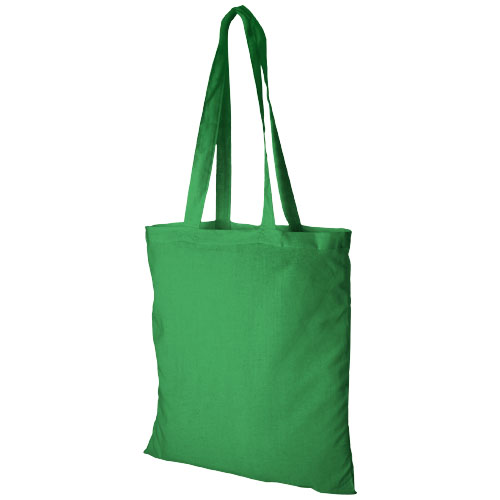 Madras 140 G/M² Cotton Tote Bag - Bright Green