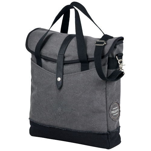 Hudson 14" Laptop Tote Bag - Grey, Black