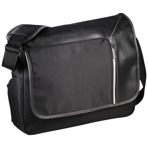 Vault 15.6" Laptop Messenger With Rfid Secure Pocket - Black