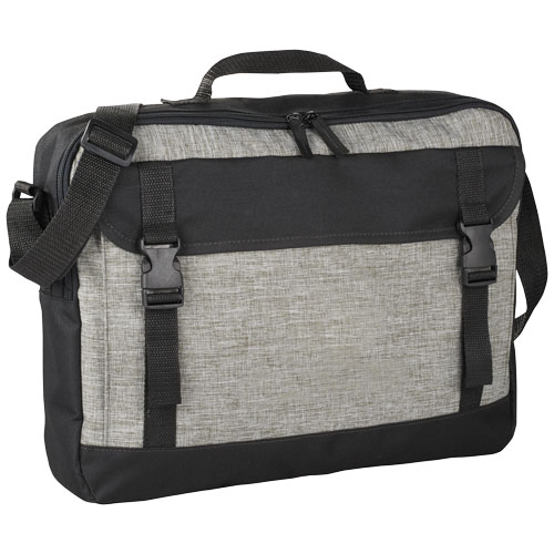 Buckle 15.6" Laptop Briefcase - Grey