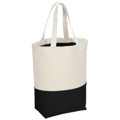 Colour-Pop 284 G/M² Cotton Tote Bag - Natural, Black