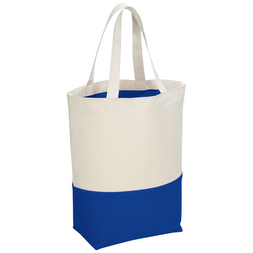 Colour-Pop 284 G/M² Cotton Tote Bag - Natural, Royal Blue