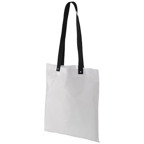 Uto Coloured Handles Convention Tote Bag - White, Black