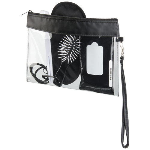 Sid Seethrough Travel Pouch - Transparent Clear