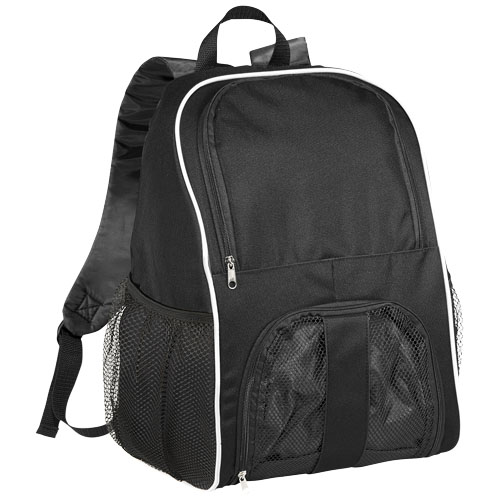 Goal Backpack With Mesh Footbal Compartment - Black