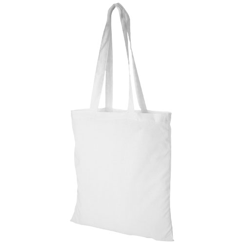 Peru 180 G/M² Cotton Tote Bag - White